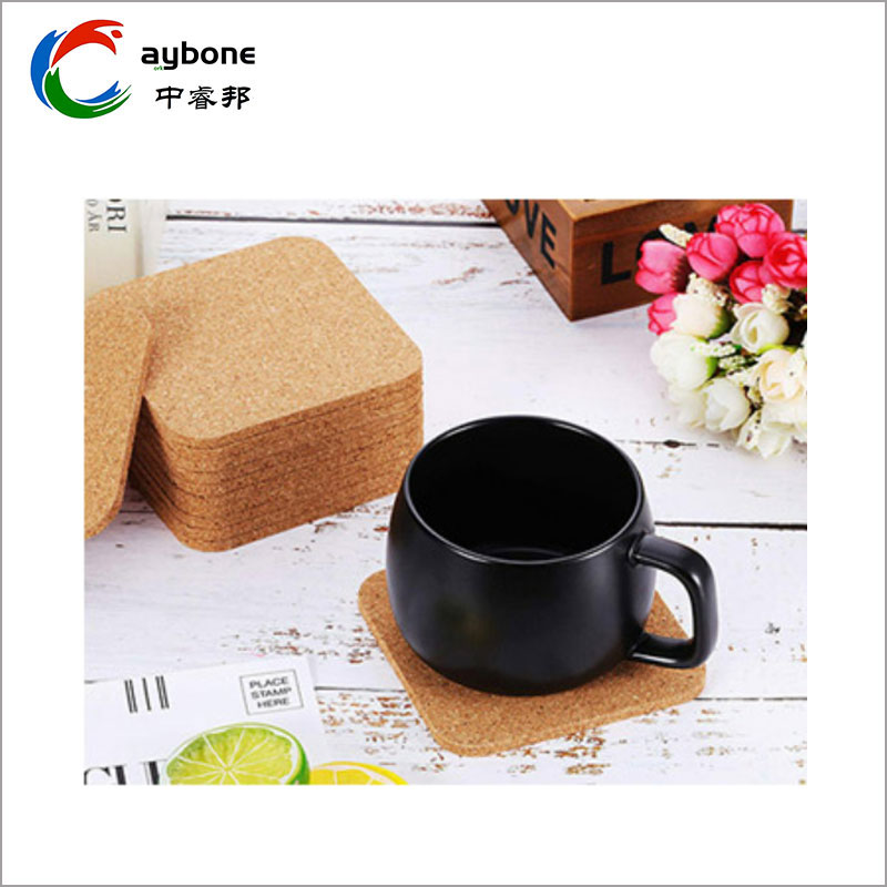 Square Cork Coaster với chất kết dính